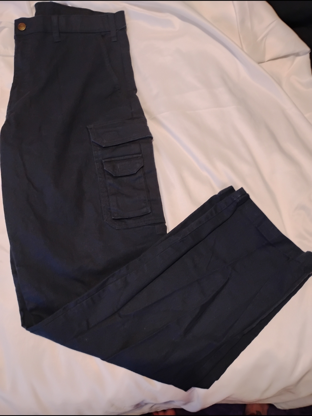 Men's Cargo Pants in Dark Navy - Durable Everyday Wear